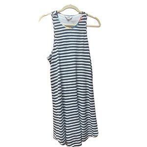 Splendid X Margherita tank dress navy stripe Med